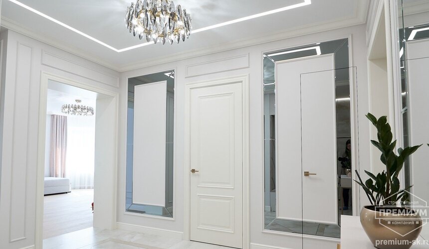 Ремонт трехкомнатной квартиры в ЖК Clever park 100 м2 23